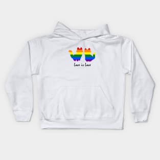 Love is Love - Cat Kids Hoodie